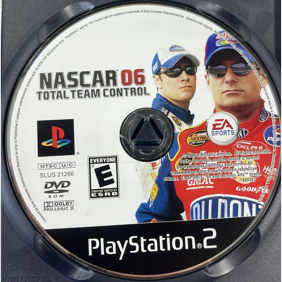 NASCAR 06: Total Team Control Sony PlayStation 2 2006 Complete w/ Manual Tested - Picture 6 of 9